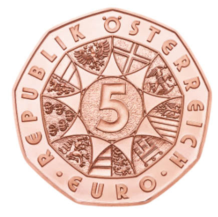 Austria 5€ Nuovo Impulso 2017